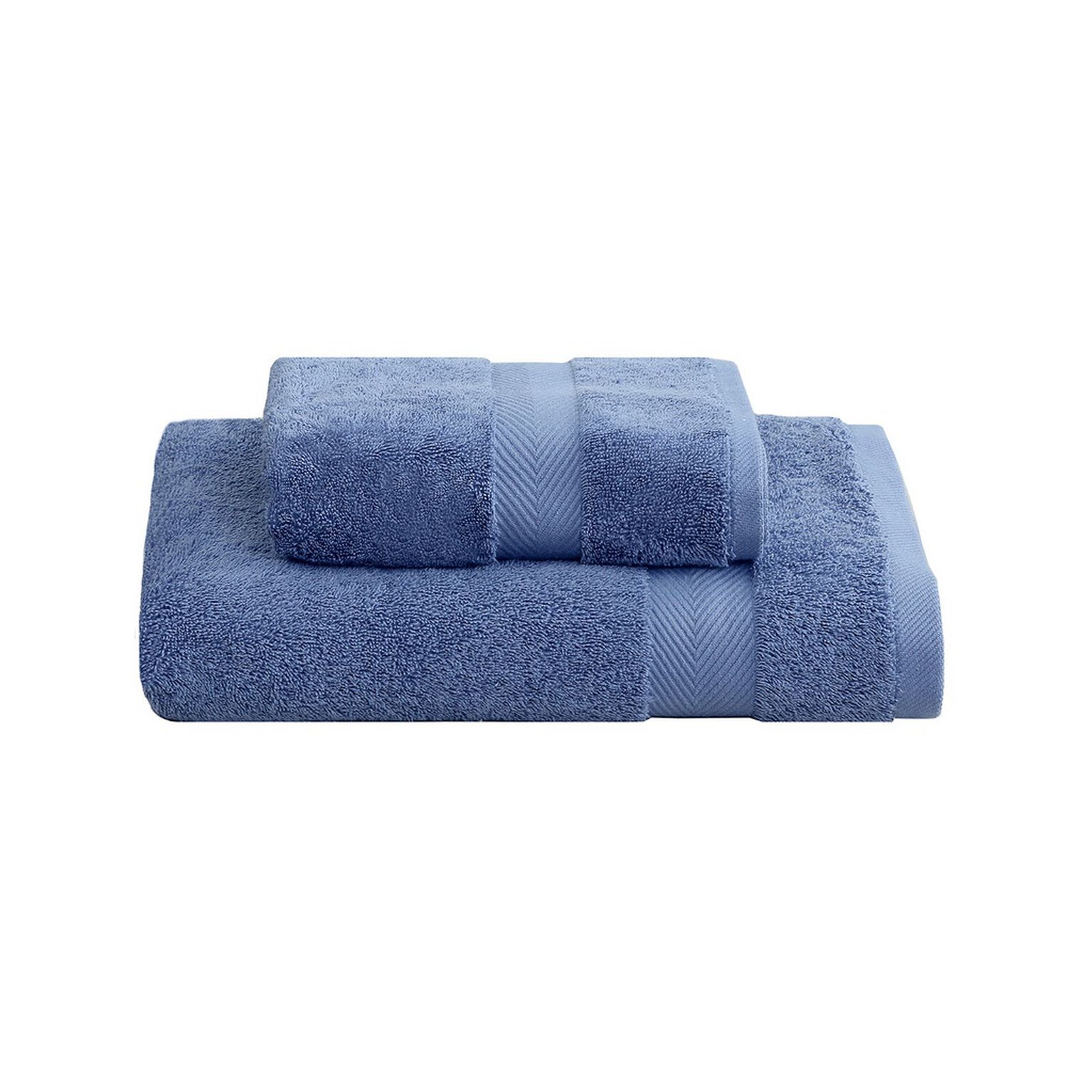 Juego Toalla Andes 2 Piezas 600 Gr Azul image number 0.0