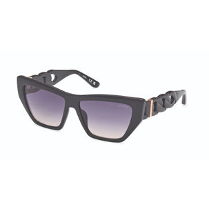 Lentes De Sol Negro Brillante Degradé Guess