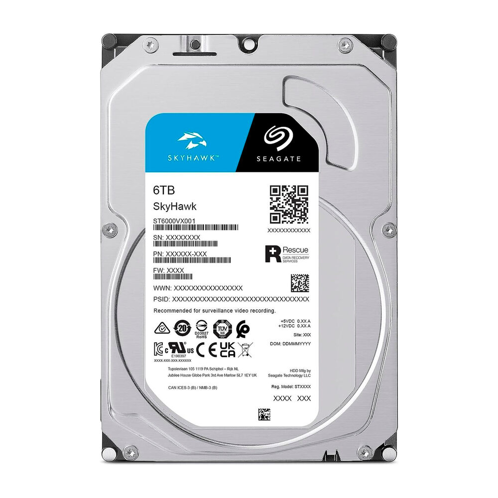 Disco Duro Interno Seagate Skyhawk 6tb 3.5 Pc/dvr Vigilancia image number 0.0