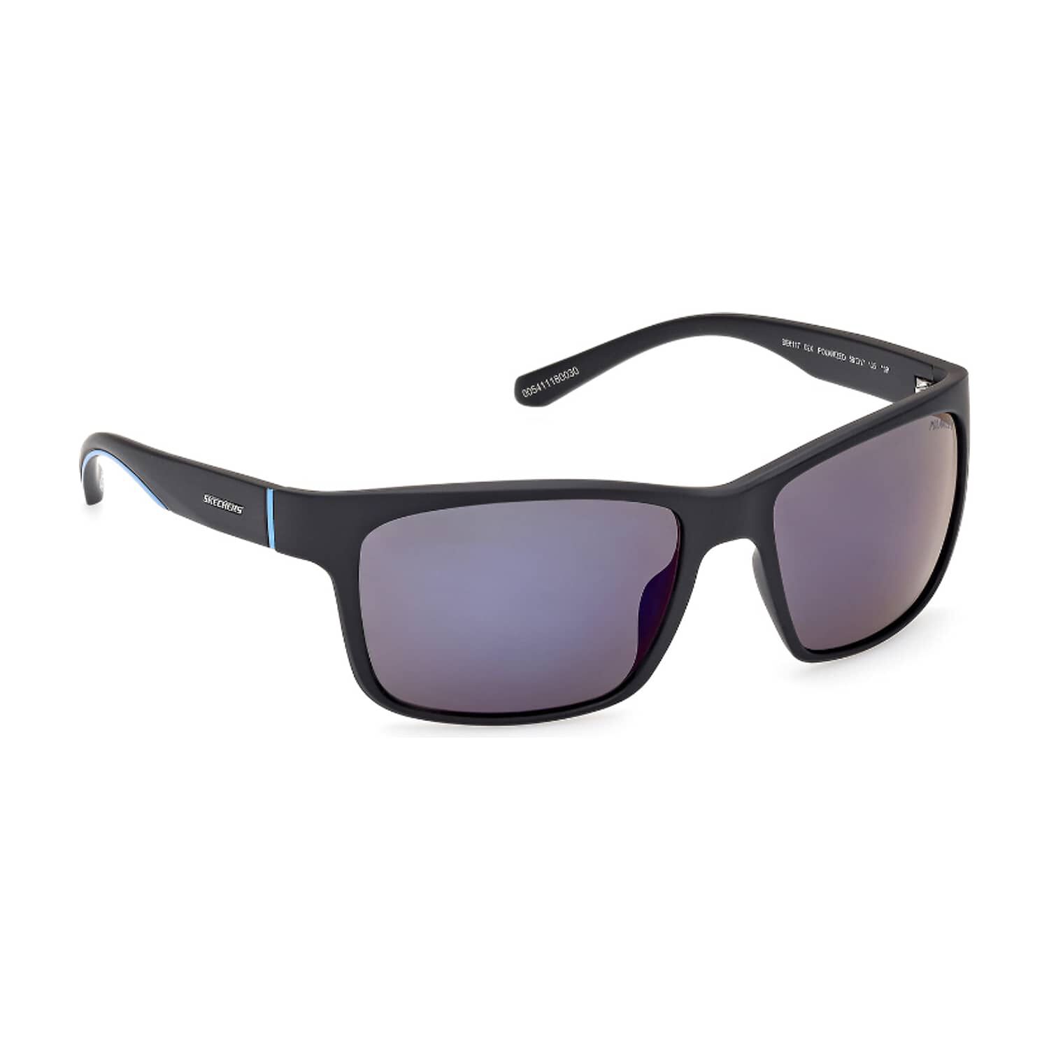 Lentes De Sol Negro Espejados Skechers image number 7.0