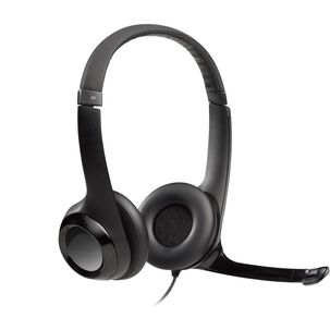 Audífonos Logitech H390 Stereo Micrófono Usb Negro