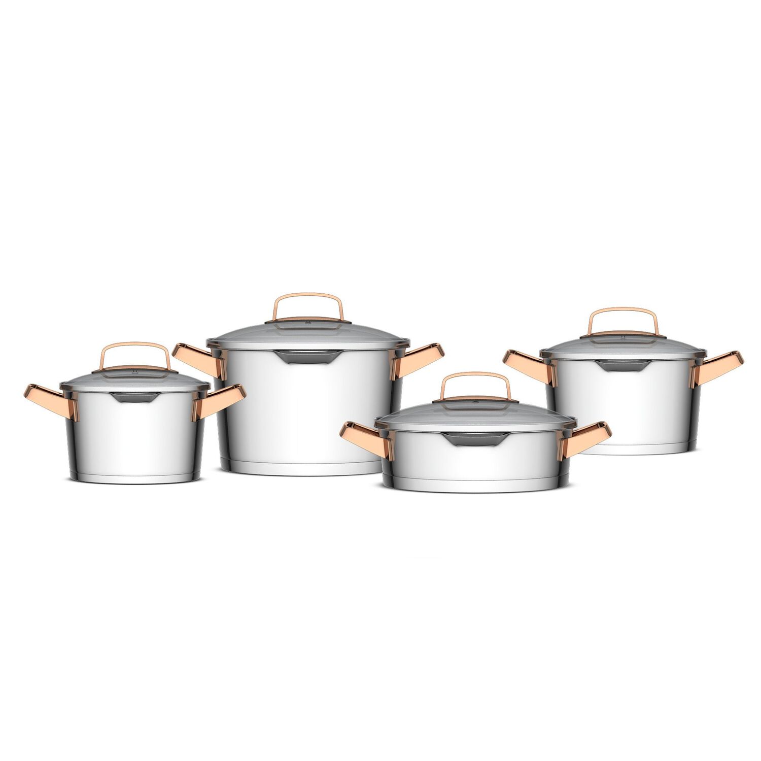 Bateria Simple Cook Niza Cobre 8 Pzs image number 0.0