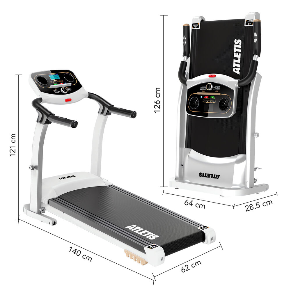 Trotadora Plegable M201 Bluetooth Blanco image number 3.0