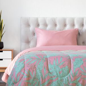 Set Plumón + Juego De Sábanas Casaideal Roma / 1.5 Plazas