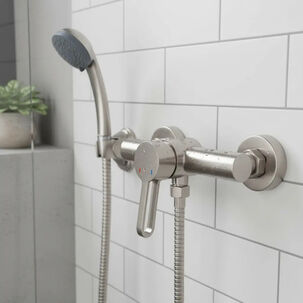 Monomando Llave Grifo De Ducha De Acero Inoxidable Modelo Rizzo Marca Stretto