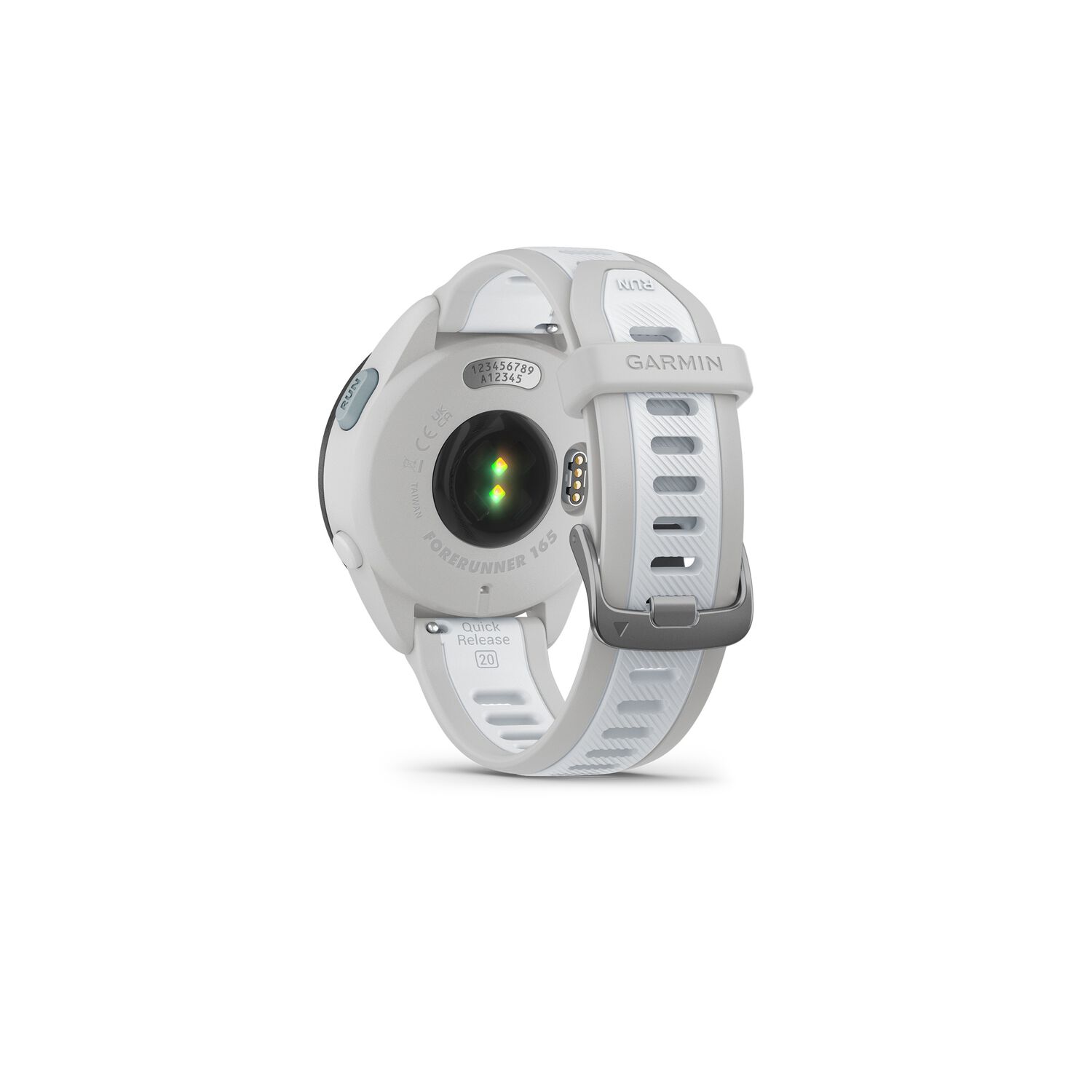 Forerunner 165 Music, Mist Grey/whitestone image number 3.0