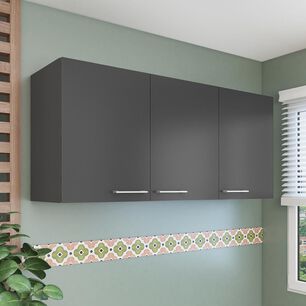 Mueble De Cocina Aereo Opie Vekkahome Grafito 12o Cm