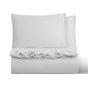 Cubrecama Quilt Reversible 1,5 Plazas Blanco- Magic Collection Martin&eacute;