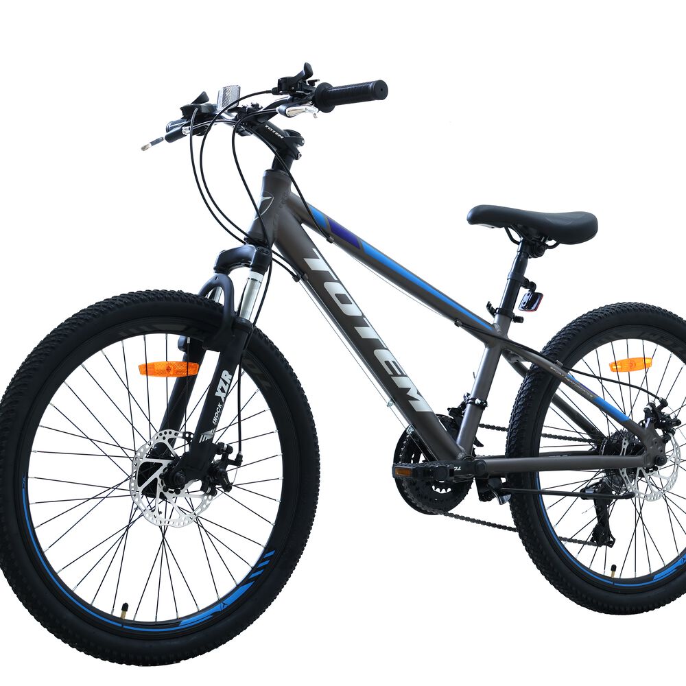 Bicicleta Totem Mtb Aro 24 Modelo Atlantis Gris image number 5.0