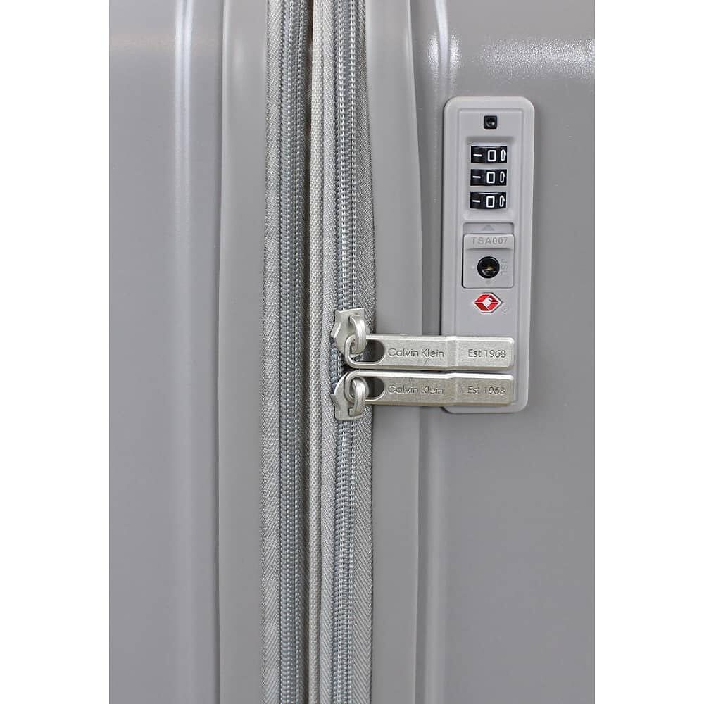 Pack 2 Maletas Rome S Cabina 10kg + Mediana 20kg Gris Calvin Klein image number 2.0