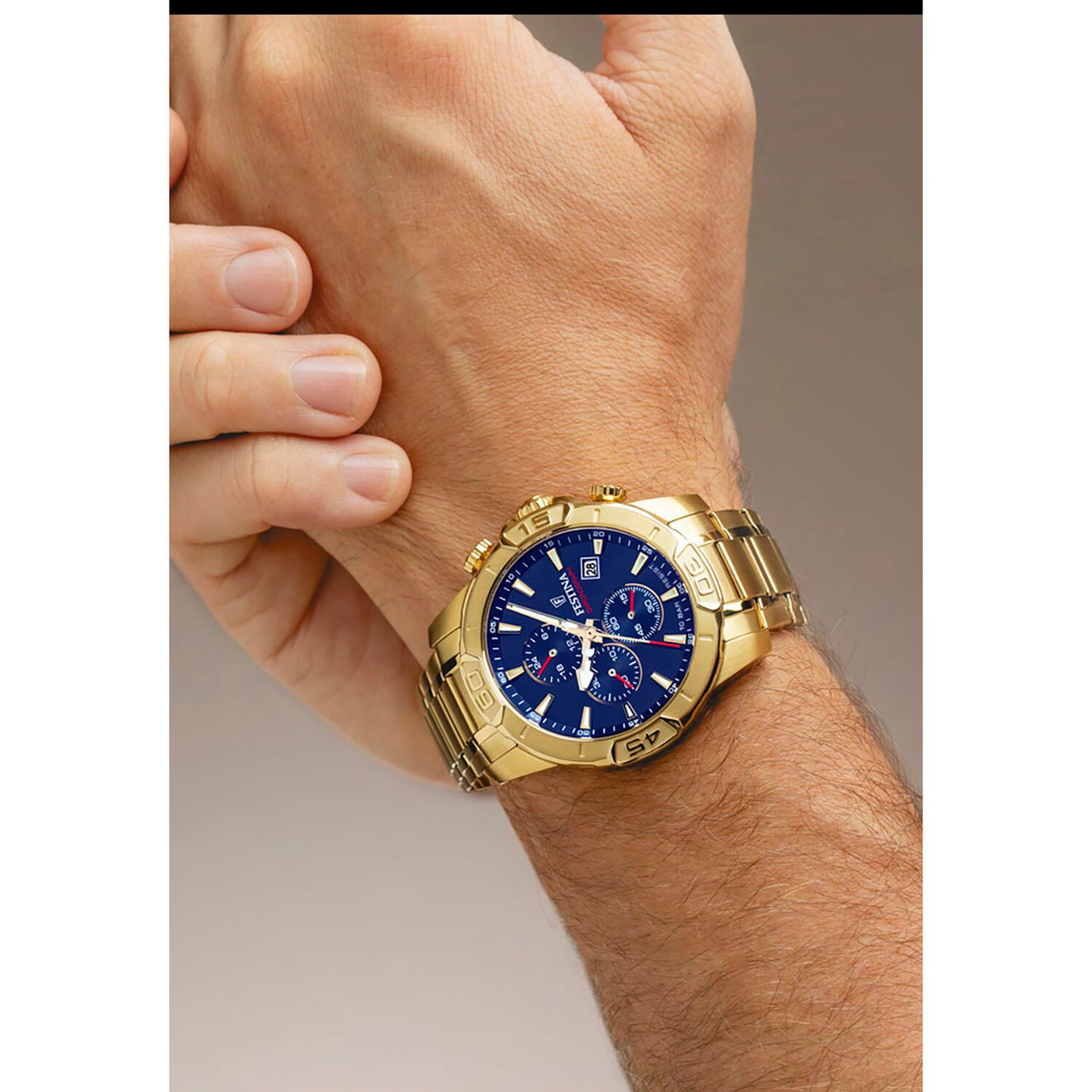Reloj F20705/3 Festina Azul Hombre Timeless Chronograph image number 2.0