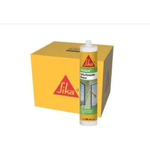 Silicona Sellador Acrílico Pintable Blanco Sika 300ml