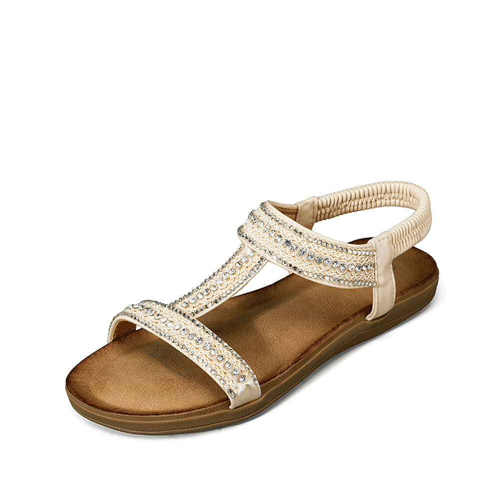 Sandalia Casual Plana Pedrer&iacute;a Mujer Weide Jn721 image number 4.0