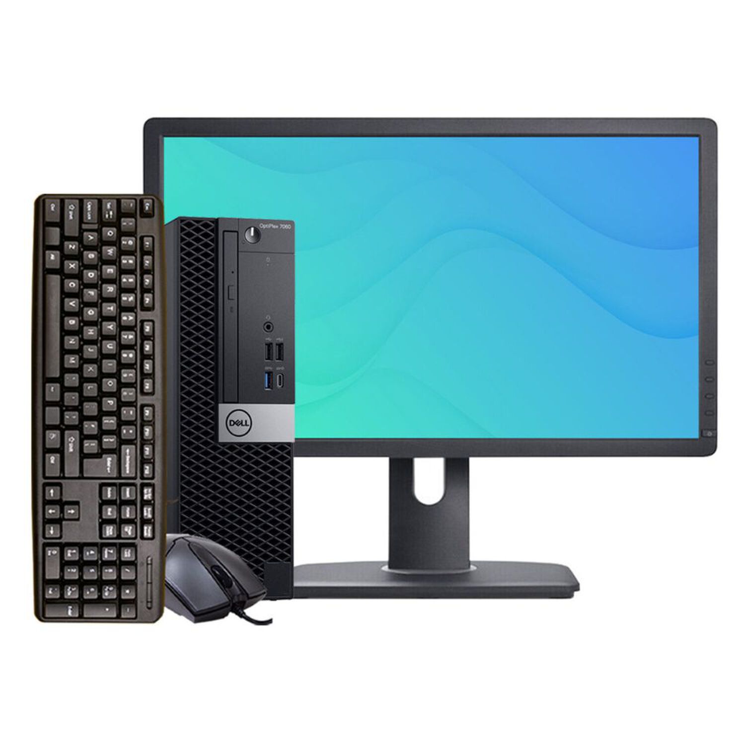 Kit Monitor + Pc Dell Optiplex 7070 Sff (i7-9na 8gb 256gb Ssd) + Teclado & Mouse Reacondicionado Grado A image number 0.0