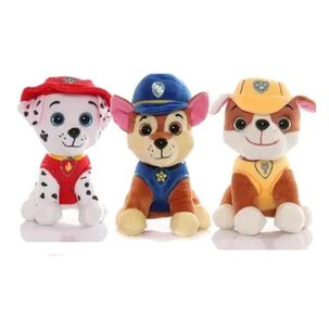 Juguete Pack 6 Peluches Paw Patrol 25cm Infantil