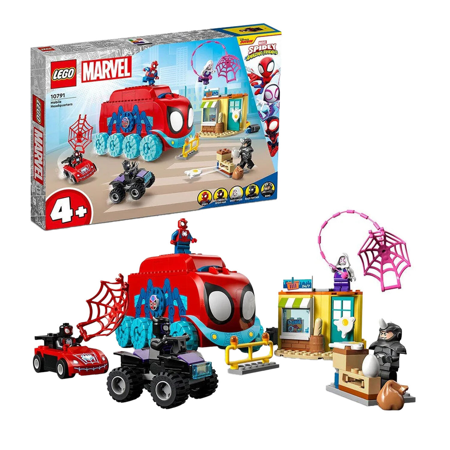 Lego Marvel - Base M&oacute;vil Del Equipo Spidey - 10791 image number 0.0