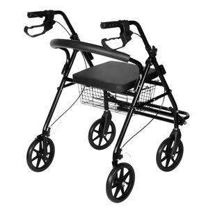 Andador Burrito Ortopedico Con Asiento 4 Ruedas Plegable