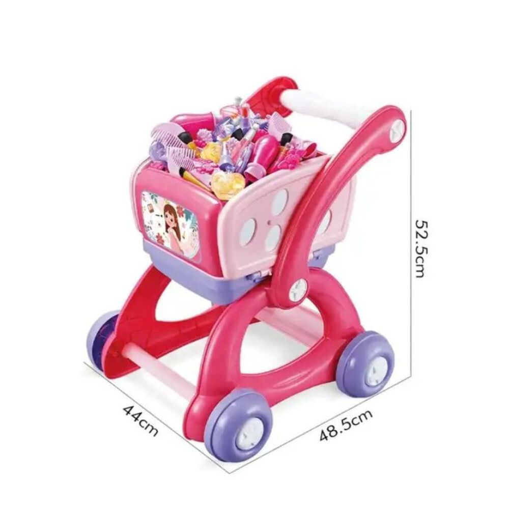 Juguete Carrito Tocador De Belleza 2 En 1 Para Ni&ntilde;as image number 2.0
