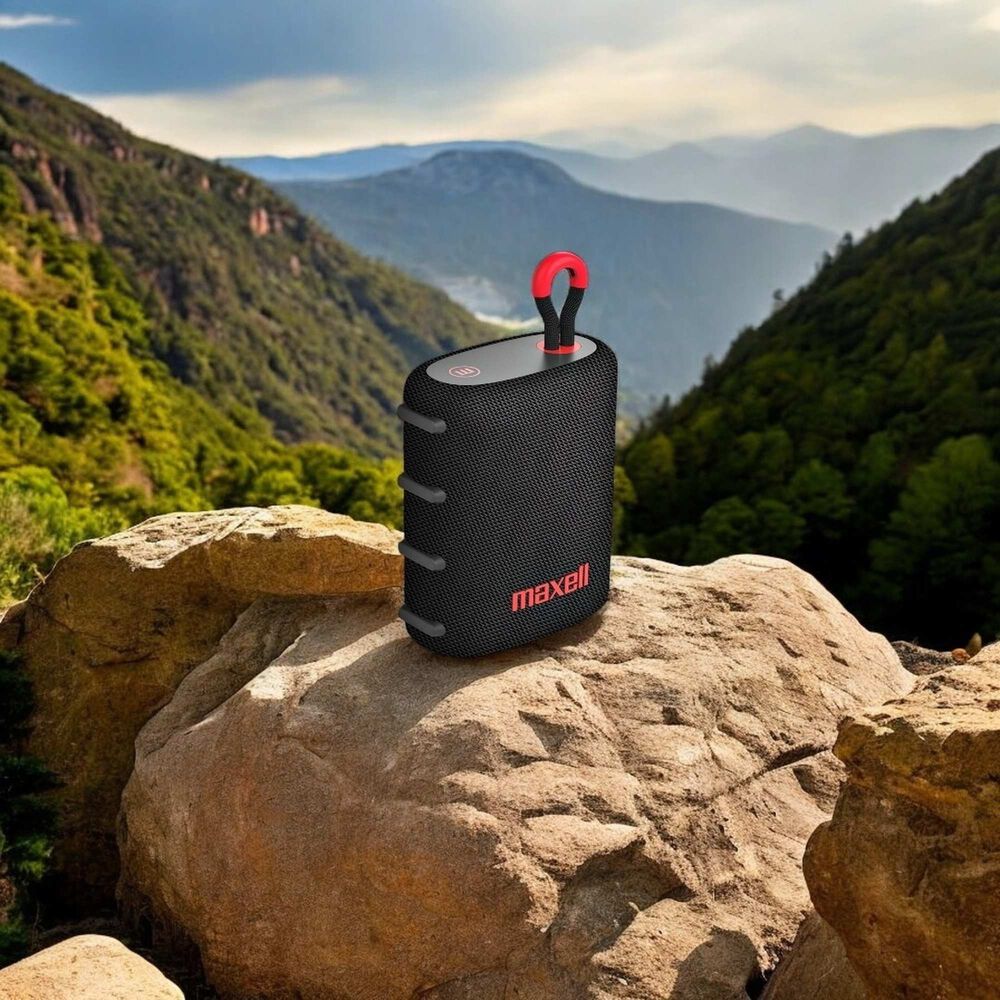 Parlante Portatil Maxell Water Resistant Ipx5 Nomad Black 5w image number 4.0