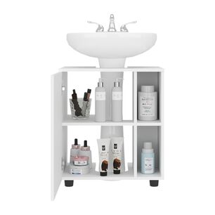 Mueble Para Lavamanos 1 Puerta 4 Espacios 62x55x41.3 Cm