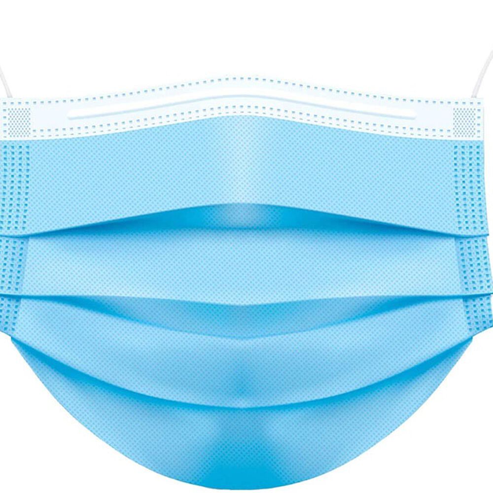 Mascarilla Desechable 3 Pliegues 50 Unidades image number 0.0