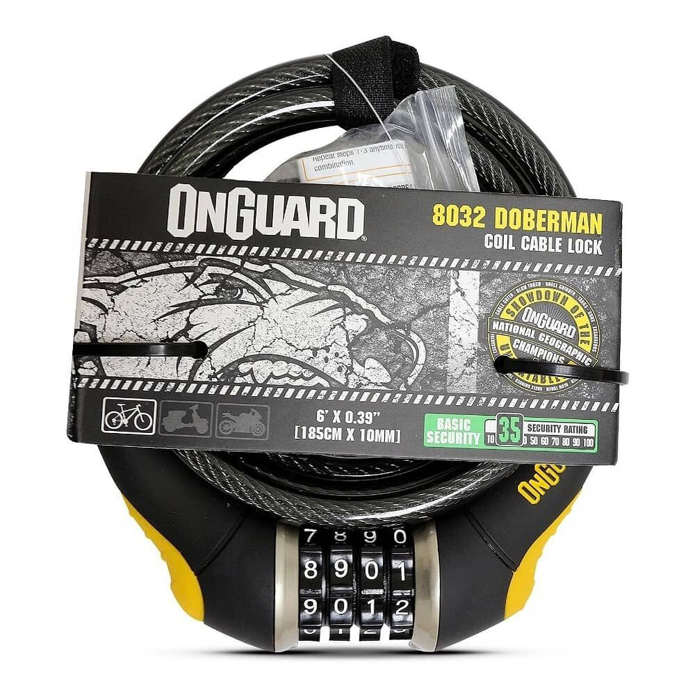 Candado Bicicleta Onguard Espiral Clave Doberman image number 0.0