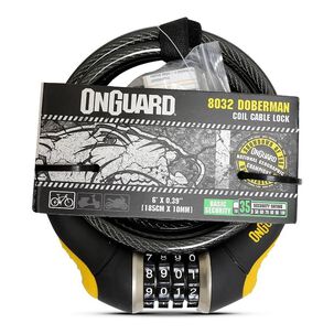 Candado Bicicleta Onguard Espiral Clave Doberman