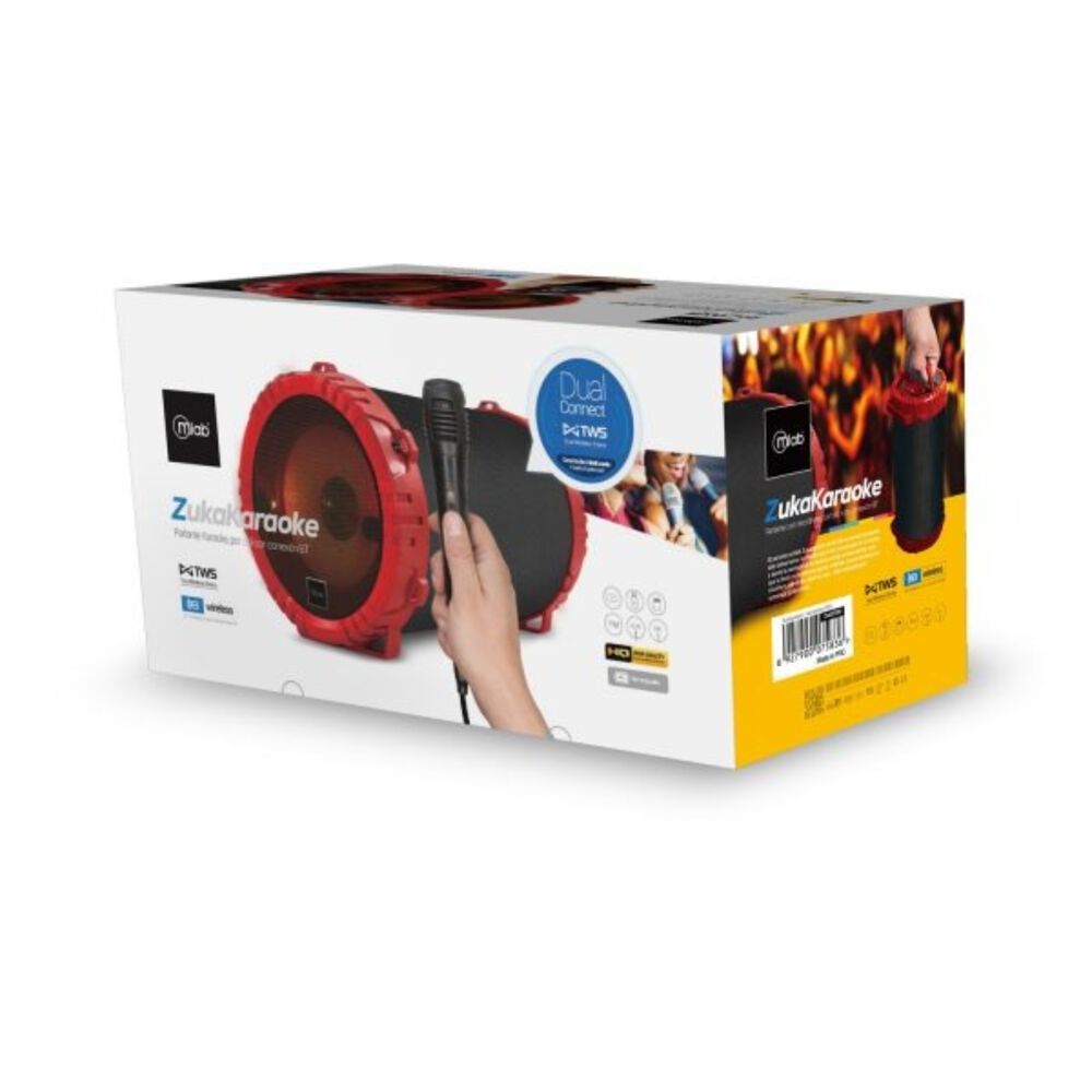 Parlante Bazooka Zukakaraoke Micrófono Microlab image number 2.0