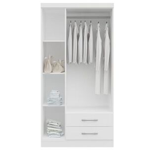 Closet Yardas Leticia Blanco 1x4 3 Puertas 2 Cajones