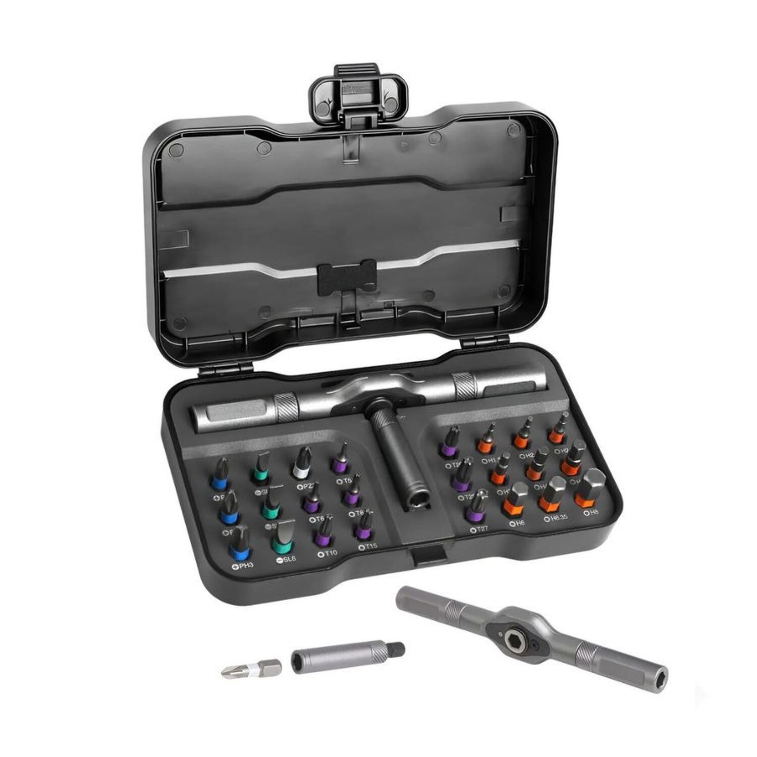 Set Destornillador Multifuncional 24 En 1 Atuman Con Estuche image number 2.0