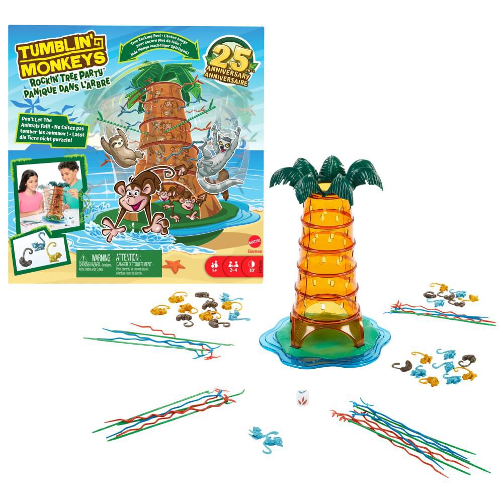 Juego De Mesa Monos Locos Mattel image number 1.0