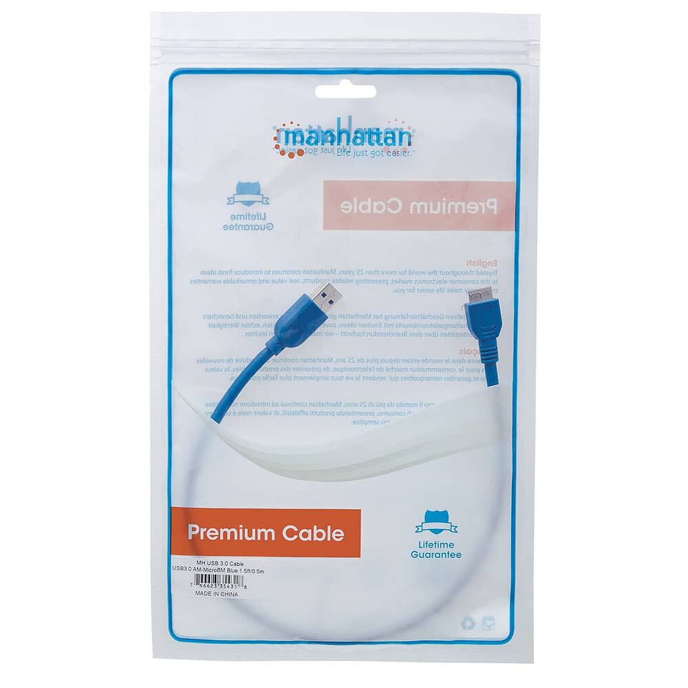 Cable De Datos Usb 3.0 Manhattan 354318 High Speed image number 4.0