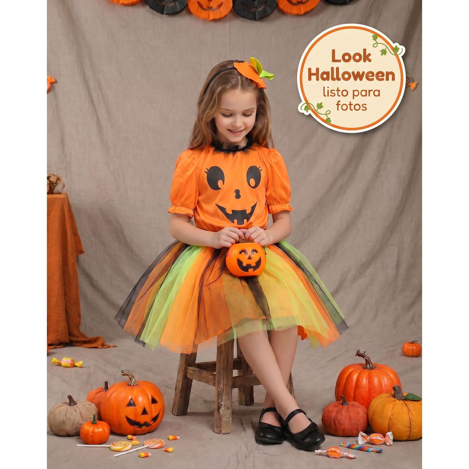 Disfraz Cosplay Princesa Calabaza image number 4.0