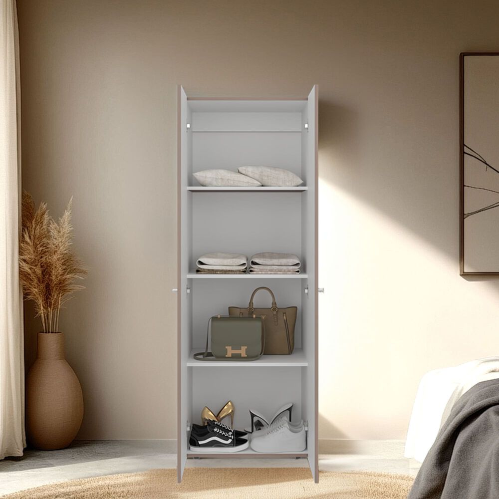 Closet 1 Colgador 2 Puertas 170x60x40,2 Cm image number 4.0