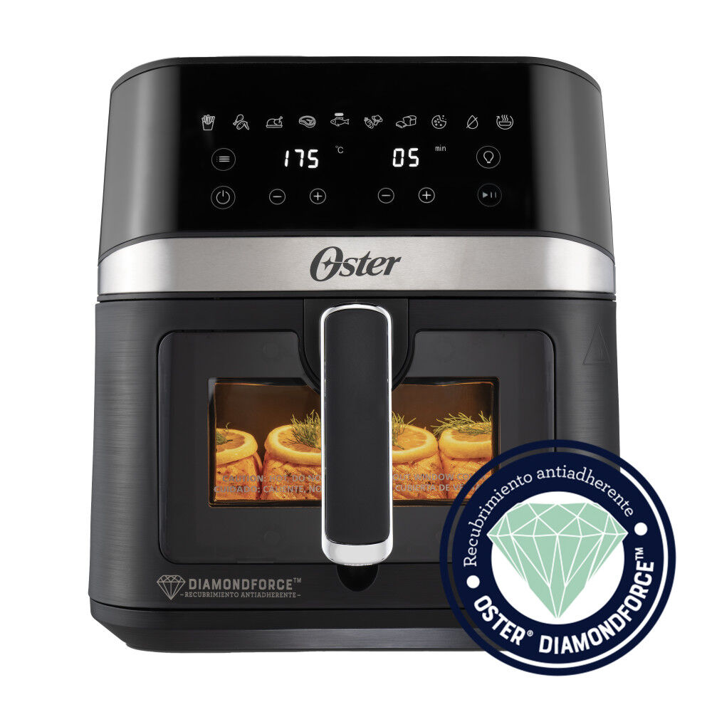 Freidora De Aire Digital 6l Oster 10 Programas Ckstaf60wddf image number 0.0