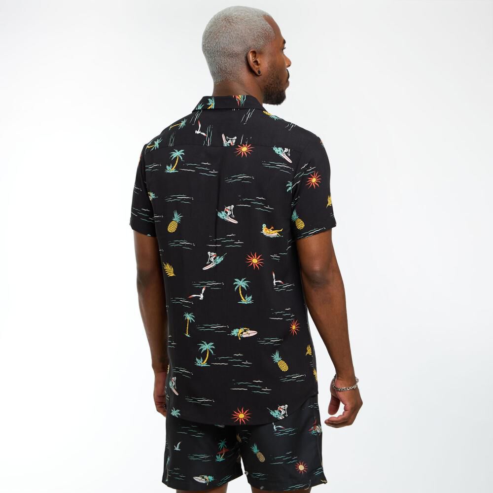 Camisa Regular Manga Corta Hombre Rolly Go image number 3.0