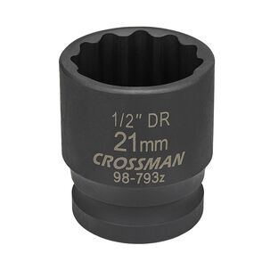 Llave Dado Crossman Fosfatado 1/2 Dr Sh # 98-793z 21mm