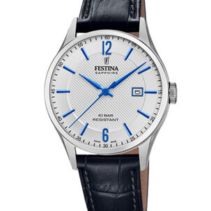 Reloj F20007/2 Festina Swiss Plateado Hombre Swiss Made