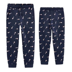 Pantal&oacute;n Buzo Ni&ntilde;a 100% Algod&oacute;n Negro Estrella Fugaz