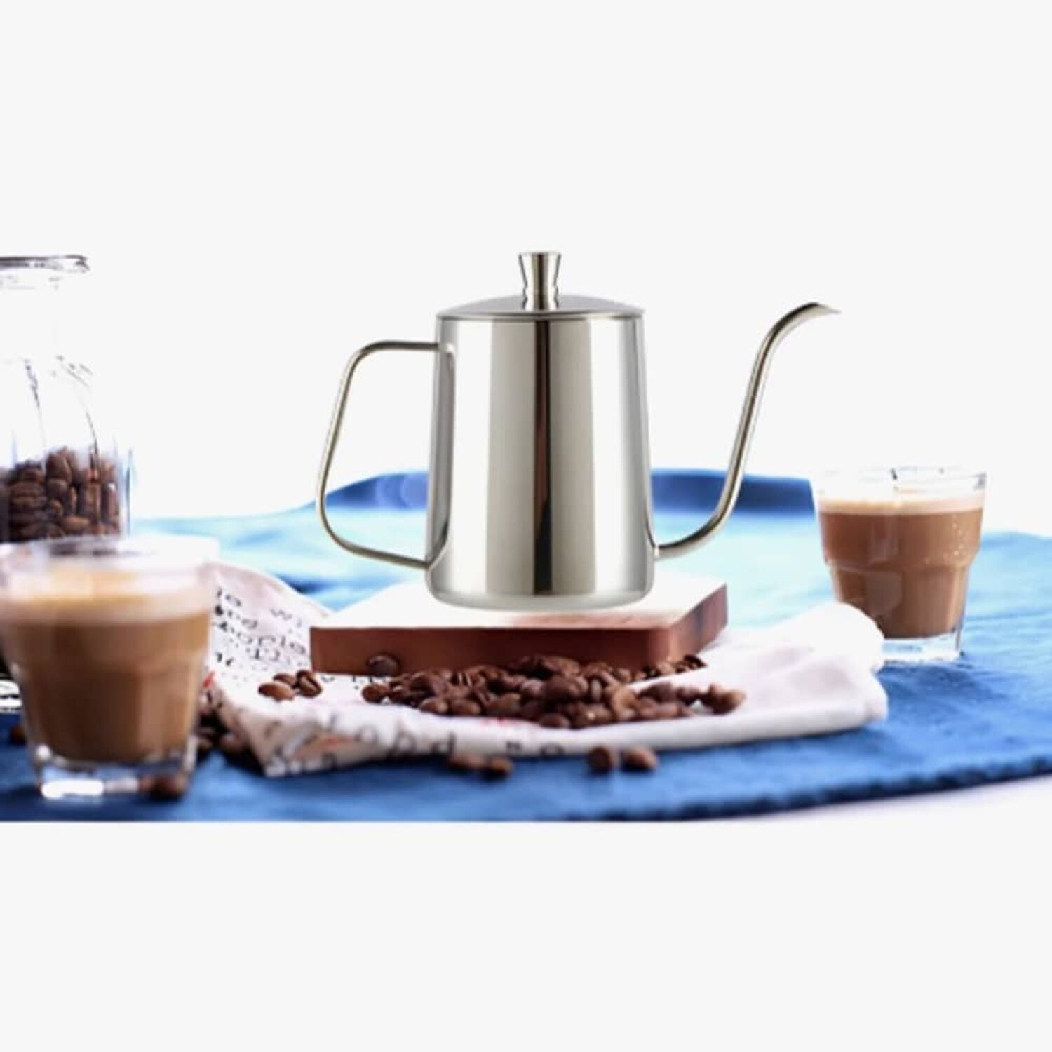 Tetera Cuello Cisne 350 Ml Caf&eacute; Te De Acero Inoxidable image number 1.0