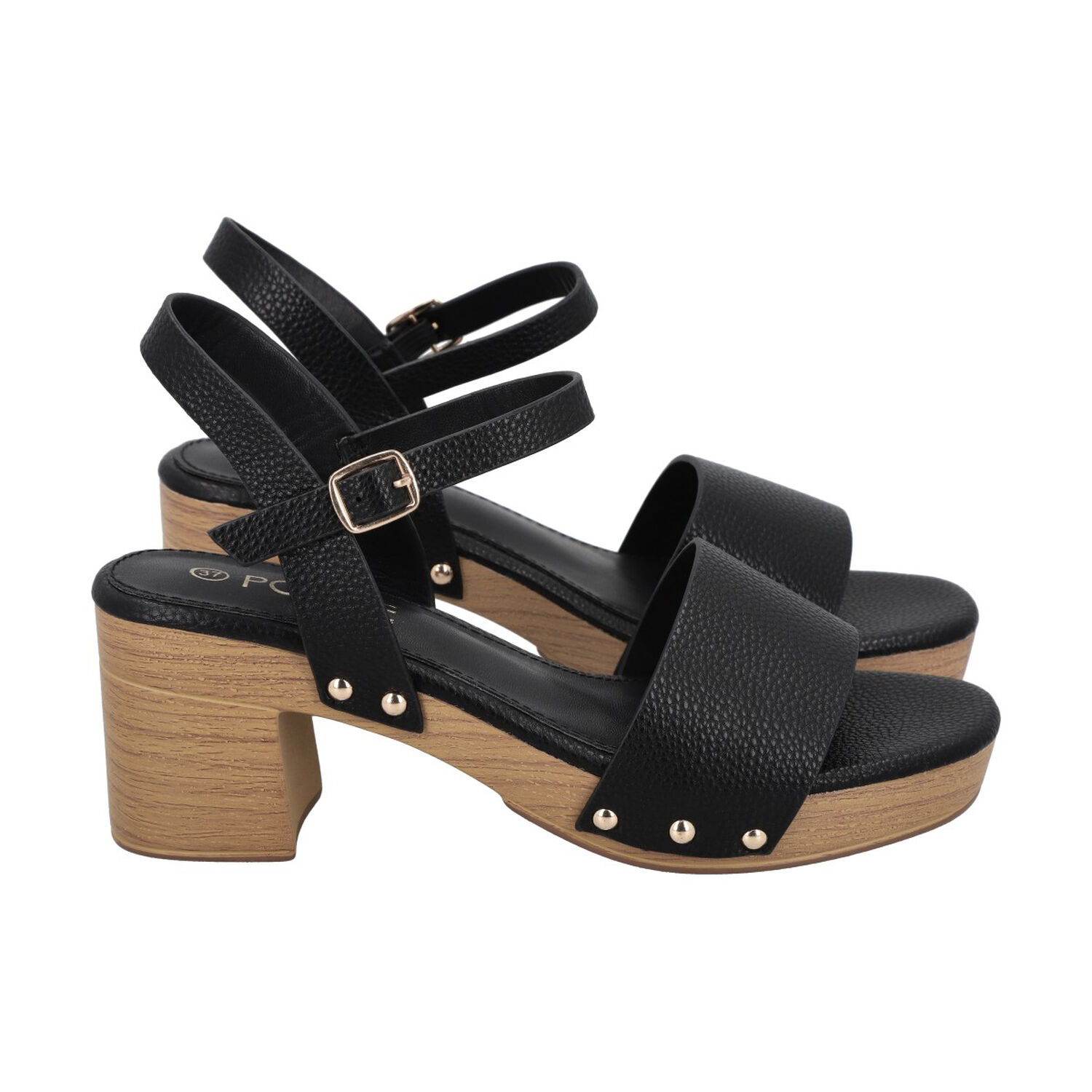 Sandalia Mujer Negro Verona Police image number 2.0