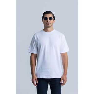 Polera Oversize Manga Corta Cuello Redondo Hombre Hummer
