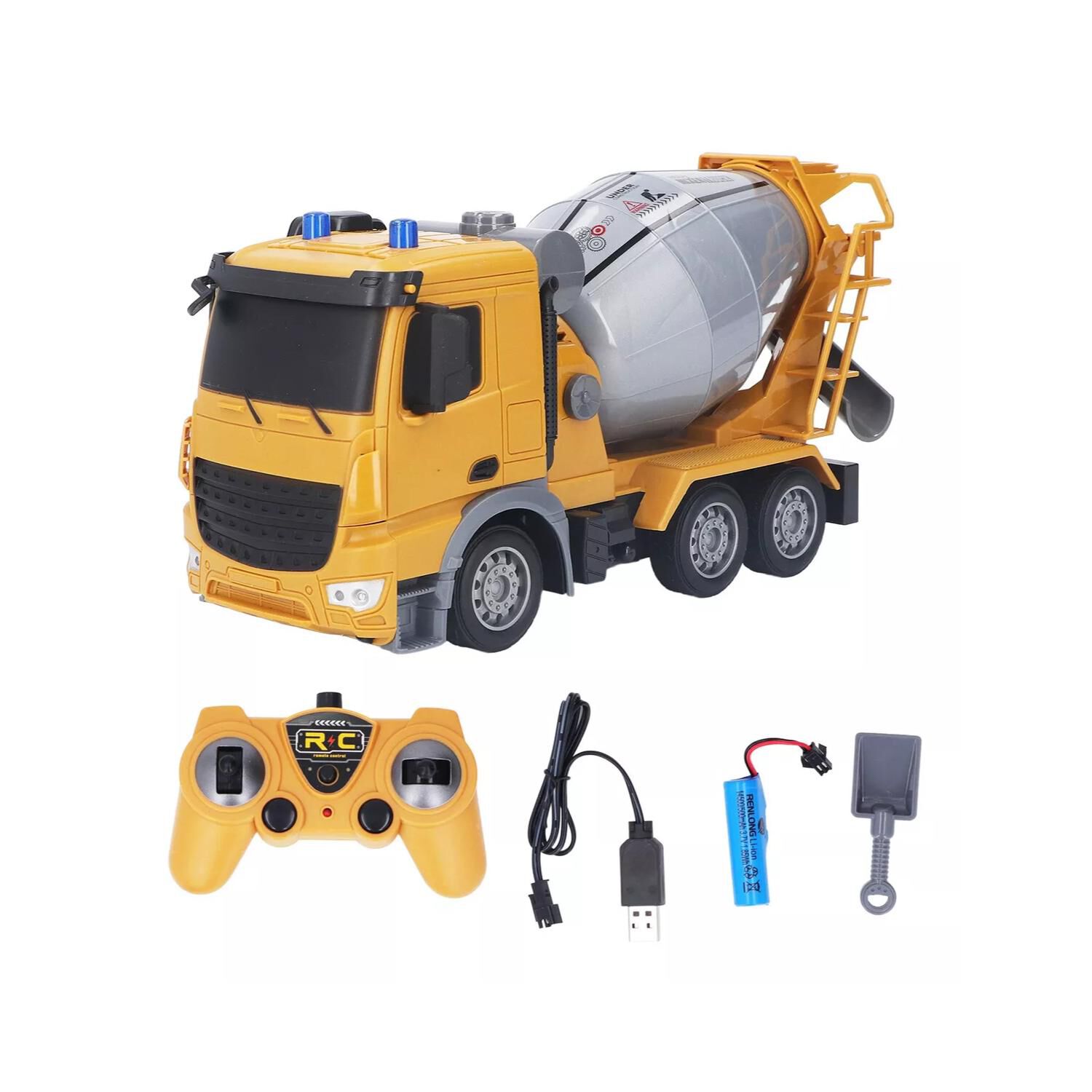 Juguete Camion De Cemento A Control Remoto Amarillo Infnatil image number 1.0
