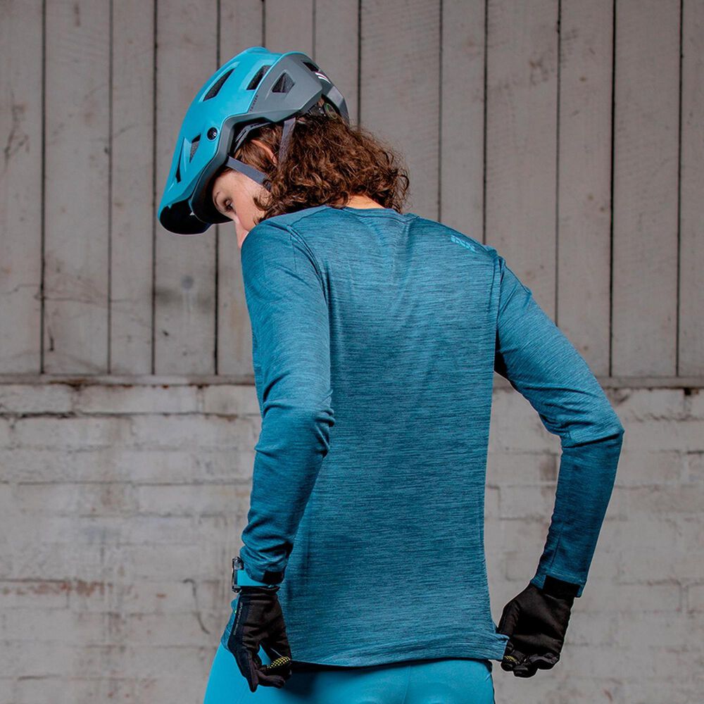 Jersey Ixs Manga Larga Mujer Flow X Oc&eacute;ano S image number 2.0