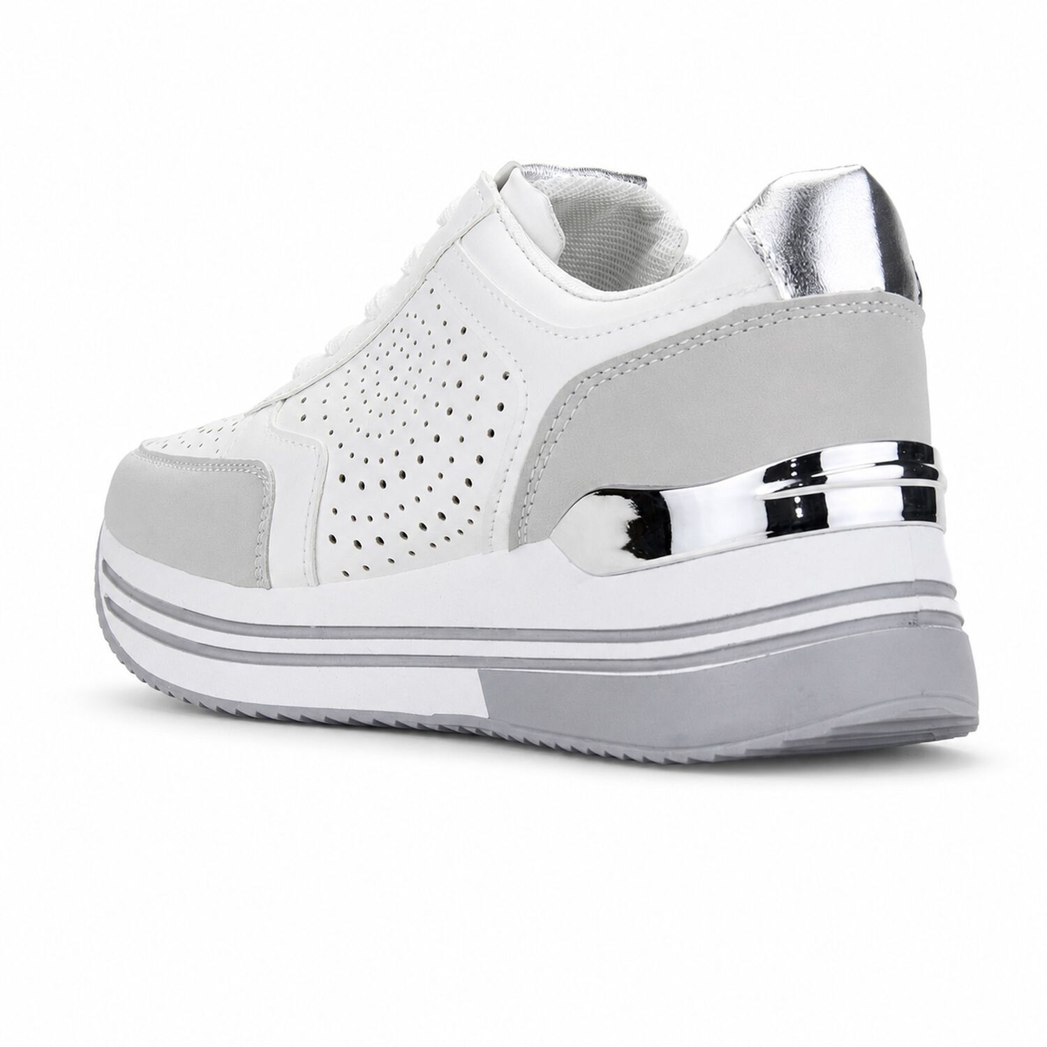 Zapatilla Blanco Mujer Urbano Chalada Jettixlow image number 3.0