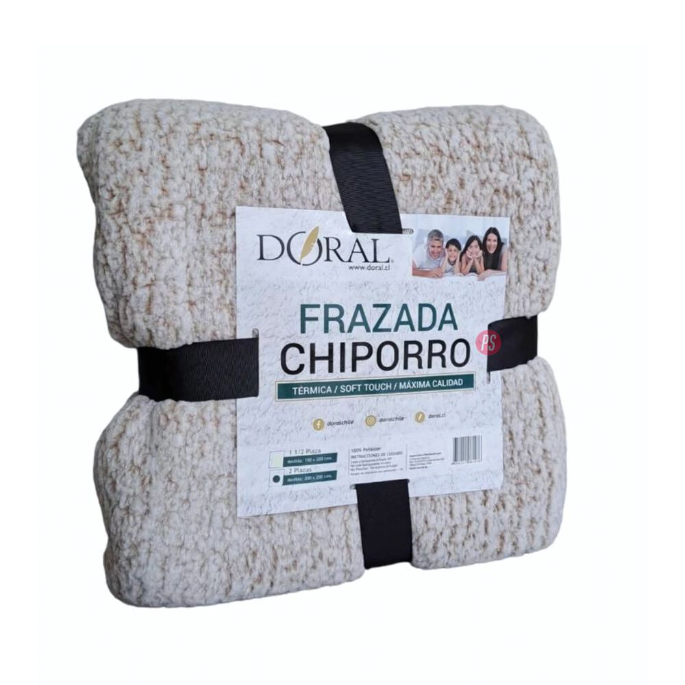 Frazada Chiporro Two Tones 2 Plazas Colores Claros - Ps image number 2.0
