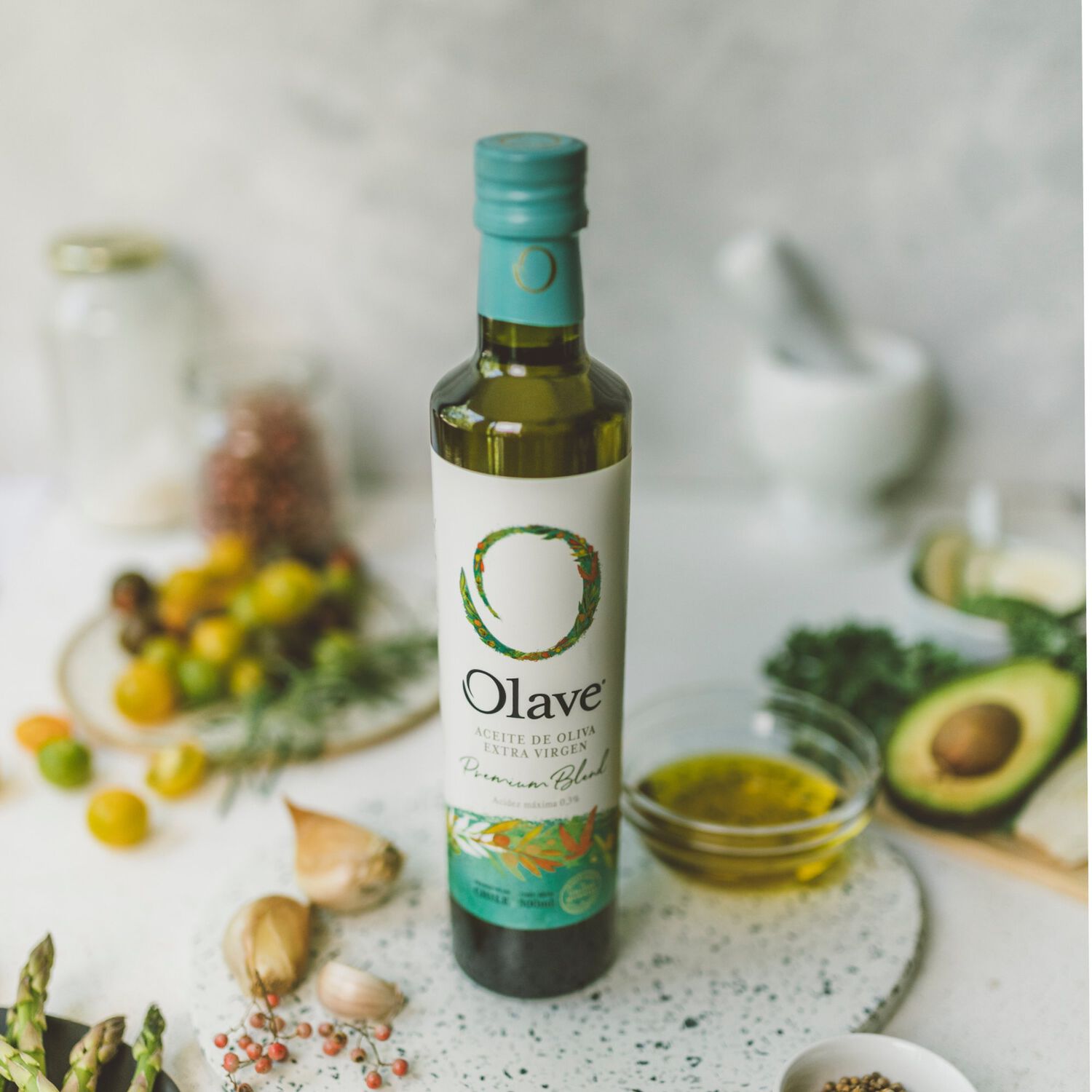 Aceite Oliva Extra Virgen Olave Premium 4 X 500 Ml image number 1.0