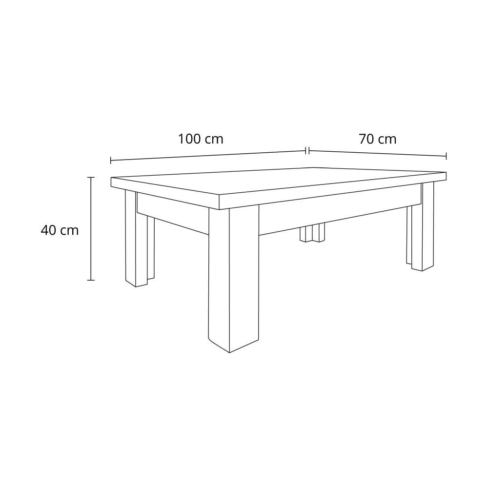 Mesa De Centro Living Factory Teka image number 4.0