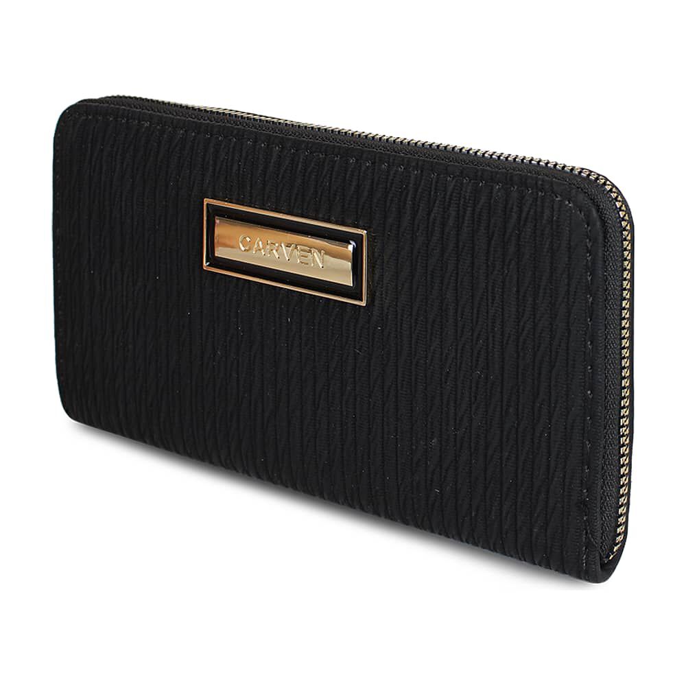 Billetera Mujer Abby Negra Carven image number 1.0