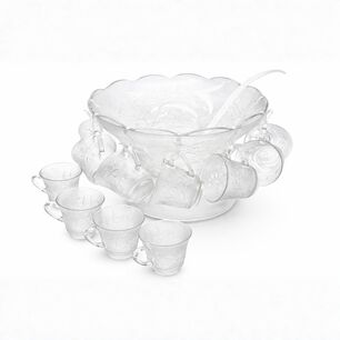 Set Ponchera 27 Piezas Coctelera De Vidrio Allegra